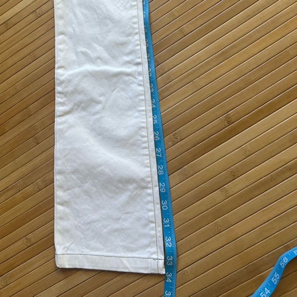 NWOT- Kristensen Du Nord WHITE JEANS grey stitching cotton elastane. US size 6 - Picture 6 of 10